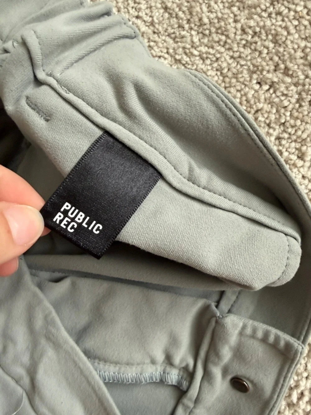 Public Rec Gamechanger 5 Pocket Pants Light Grey